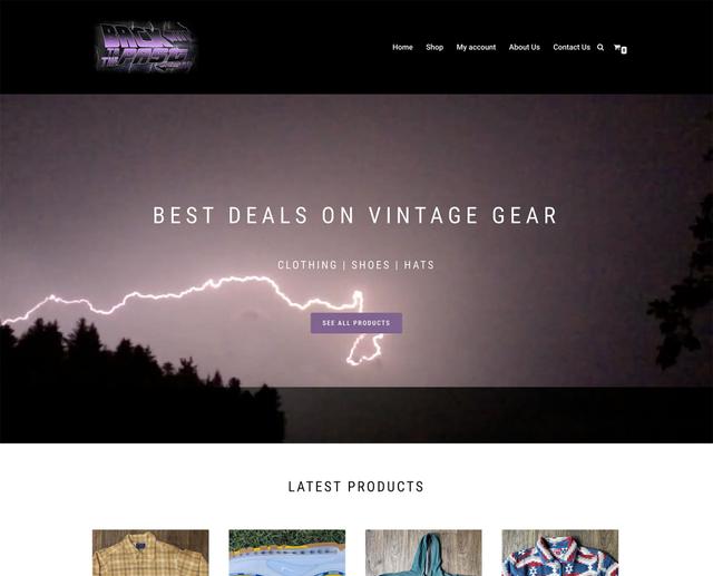 Back to the Past Vintage website thumbnail